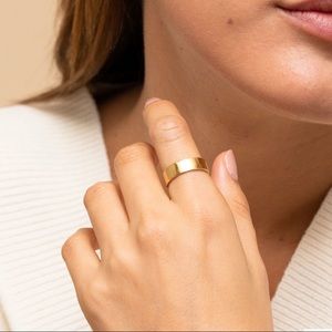 Boyfriend Stacker (Gold Vermeil)